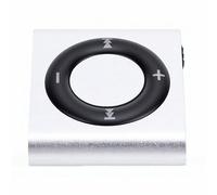Jectse Reproductor de MP3, Reproductor de Música Portátil con Sonido de Alta Fidelidad, Altavoz Incorporado, Aleación de Aluminio, Recargable, Soporte para Auriculares, para Estudiantes (Gris-Plata)