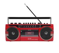 Jectse Retro BT Cassette Player Recorder, Am FM SW Radio, con USB, Conector para Auriculares, Sonido Transparente, Altavoz Grande, Perilla de Ajuste Grande, para, (Enchufe de la UE)