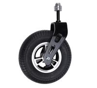 Jectse Ruedas giratorias de 8 pulgadas, soporte de hierro de 36 PSI, rueda de goma inflable con cubo de aleación de aluminio, 200 mm * 50 mm, tamaño del tornillo: 12 * 60 mm