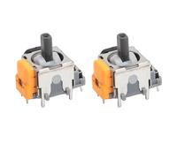 Jectse Sensor Analógico 3D, Reemplazo del Módulo de Joystick de Efecto Hall para Controlador de Juego, 2 Piezas Portátiles, Compatible con ABS y Metal, Requiere Soldadura, Compacto y