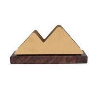 Jectse Servilleteros de Acero Inoxidable, Dispensador de Pañuelos Dorados con Base de Madera con Diseño Texturizado de árbol, Organizador de Servilletas de Mesa de Gran Capacidad para el Hogar,