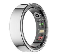 Jectse Smart Ring 5.3 Pedómetro de Seguimiento del Sueño Fotografía Remota 5atm Modos Multi Sports Anillo de Salud Inteligente con Estuche de Carga para la Condición Física, para (8#)