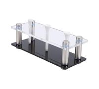 Jectse Soporte de Exhibición de 3 Bolas de Club de Acrílico y Metal Resistente con Camisetas Escaparate Ideal para Sus Bolas Favoritas Decoración Versátil para Dormitorio o Sala de Conferencias