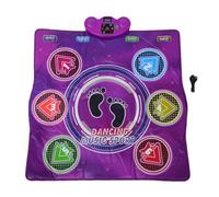 Jectse Tapete De Baile, Iluminado 6 Botones 6 Modos De Juego Bluetooth Inalámbrico, Almohadilla De Baile Electrónica Antideslizante para Niños De 3 A 12 Años Regalos De Cumpleaños