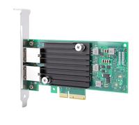 Jectse Tarjeta de Red PCIE de 10Gb, Adaptador Ethernet de Puerto RJ45 Dual con Controlador para VMware, PCI Express 3.0 X4, Velocidad 2.5G 5G