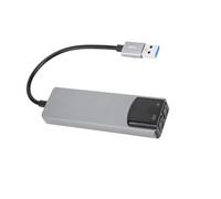 Jectse Tarjeta de Sonido Envolvente USB 7.1, Música de Alta Resolución, Tarjeta de Sonido Externa para Computadora Portátil, PC, Plateada, SPDIF, Digital para Amantes de la Música