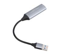 Jectse Tarjeta de Video 4K 30Hz, Grabadora de Audio y Video con Interfaz Multimedia USB 3.0 HD para PC, con Latencia Cero para Transmisión en, Grabación de Juegos, Enseñanza de