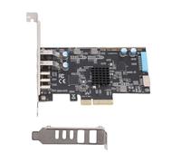 Jectse Tarjeta PCI Express de 10Gbps Adaptador PCIe a USB C con 3 Puertos Tipo C 2 USB 3,0 Tipo E 19P IDC para Escritorio 7/8/10/11 Plug Play