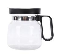 Jectse Taza de café de Vidrio de 16 Oz, Taza de té con Ergonómico y Tapa, para Amantes del café, Borosilicato, Tapa de Silicona a Prueba de Derrames