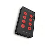 Jectse Teclado con Asa Personalizable, Programable con 8 Teclas y Triple Conectividad USB 2.4G Bluetooth, para Juegos de PC, Trabajo, Control Industrial, Multimedia y enseñanza.