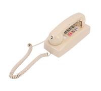 Jectse Teléfono de Pared Retro, Teléfono Fijo Montado en la Pared de 3 Niveles Fáciles de Usar para el Escritorio de Inicio, con Botones de Llamada SOS