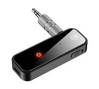 Jectse Transmisor y Receptor Bluetooth 5.0 Adaptador de Audio Bluetooth 2 en 1 con Carga USB y Tiempo de Reproducción de 8 Horas para TV Altavoz para Automóvil PC Estéreo para el Hogar