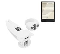 Jectse Turner de Página con Control Remoto, Clicker de Turner de Página Bluetooth para Tableta con Teléfono con Libro Electrónico, Cámara Portátil, Grabación de Video, Disparadores