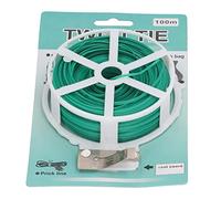 Jectse TwistE Tie 100m Soporte de Cable de Planta Twine Con Cortador para Horticultura de Jardín