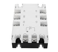 Jectse Velocidad de Conmutación Rápida Blanca de SSR 3 Fase para Dispositivos de Automatización Industrial - Instalación Fácil Relé de Estado Sólido para Equipos de Interfaz Periférica por