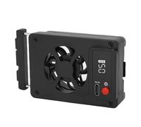 Jectse Ventilador de Refrigeración de Cámara para A7M4 A7C ZVE10 FX30 R5, Ventilador de Refrigeración Externo de 5 Velocidades para Grabación de Vídeo, Portátil para Cámara DSLR sin Espejo