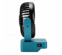 Jectse Ventilador Inalámbrico Portátil, Reemplazo para Batería PARKSIDE 20V TEAM, Ventilador para el Lugar de Trabajo con Motor sin Escobillas y Puerto USB C, para Taller y Camping para el Lugar de