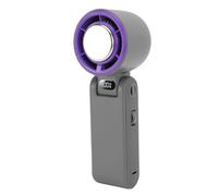 Jectse Ventilador Portátil de Mano, Enfriamiento de Alta Velocidad de 13500 RPM con Enfriador de Hielo Pantalla LED de 100 Velocidades Ajustables Continuas, para Viajes, Campamentos,