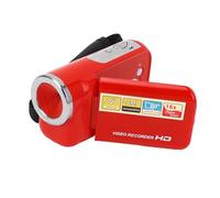 Jectse Video de Cámara Viduperordia, Registrador de Cámara Digital de 16MP 1080p con Pantalla de Rotación de 2 Pulgadas, Zoom Digital 16x, Pequeña Videocámar de Grabación de Video (Rojo)