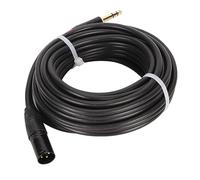 Jectse XLR Macho a TRS de 1/4 de Pulgada, Carcasa de Aleación de Aluminio de Alta Resistencia, Estructura de Wayaje Multicapa, Parafonos, Estatos de Mezcla de