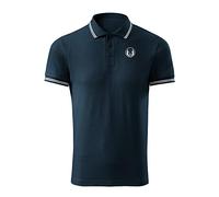 Jedi Star Wars White Navy Embroidered Design Original Logo Polo Shirt Premium Class Men Size M