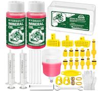 JEDWKFA 36pcs Kit Purgado Frenos para Shimano, Kit de Purga de Freno para Bicicleta, Incluye Aceite Mineral de Alto Rendimiento hidráulico para Frenos de Disco (120 ml)