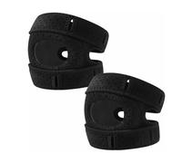 Jeeeun 2 Pack Knee Brace - Adjustable Patellar Tendon Support Sleeves with Gel Pads for Meniscus & Arthritis Relief, Essential Knee Support for Athletes (black)