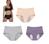Jeeeun 2025 Upgrade Leakproof Ladies Underwear, Panties for Women Over 60 70 with Incontinence - Leakproof Ladies Underwear Washable (B,S)