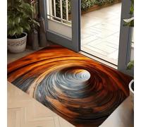 Jeeeun 3D Optical Illusion Rug Area Carpet, Vortex Tunnel Hole Design, Soft Low-Pile Floor Decor for Living Room, Bedroom, Hallway Runner, Multiple Sizes (G,15.75 × 23.62 in)