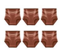Jeeeun 6pcs Womens Unique Underwear Tummy Control, High Waisted for a Smooth Silhouette, Everyday Comfort & Invisible Fit (6pcs_D,XXL)