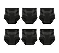 Jeeeun 6pcs Womens Unique Underwear Tummy Control, High Waisted for a Smooth Silhouette, Everyday Comfort & Invisible Fit (6pcs_E,M)
