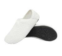 Jeeeun Balance House Shoes, Slip On Indoor Slippers, Wide Toe Box for Home Bedroom Travel (White,36)