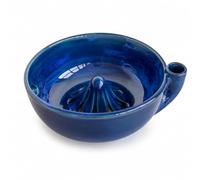 Jeeeun Berry Bowl with Vortex Rinse Design and Drainage Holes (Dark Blue)