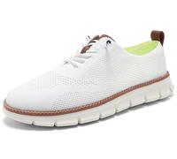 Jeeeun Breeze Shoes for Men Lightweight Comfortable Breathable Both Stylish and Functional (White,EU 48)