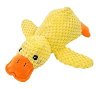 Jeeeun Calming Duck Toy for Dogs, Dog Toys for Aggressive Chewers, Filling Cotton Toy, Safe to Chew, Cute Shape, with a Sense of Companionship (Small)