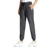 Jeeeun Comfy Fit Stretch Active Pants for Women, Lightweight Summer Casual Pants, Athletic Joggers & Straight Trousers (Grey-Jogger*1pcs,S)