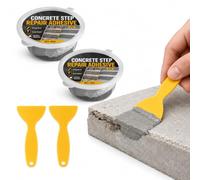 Jeeeun Concrete Repair Adhesive Strong Bond For Outdoor Steps (2pcs) | Concrete Repair Adhesive Helps Fix Surface Damage And Maintain Steps, Walkways, And Outdoor Areas