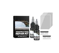 Jeeeun Cracks Gone Glass Repair Kit, Windshield Crack Repair Kit, Car Windshield Repair Kit For Chips, Scratches & Star Cracks (2 Set)