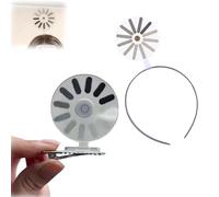 Jeeeun Creative Headband Hairpin, Fun Creative Hairpin Headband with Clips for Women and Men Abstract Art Party Decor for Programmers, Students, Parties (1pcs)