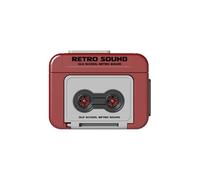 Jeeeun Creative Mini Tape Recorder Keychain, 2024 New Retro Tape Recorder Keychain, Recorder Tape Keychain (1pcs,Red)
