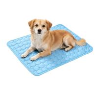 Jeeeun Dog Cooling Mat, Ice Silk Cooling Mat for Large Small Dogs Washable Non Slip Indoor Outdoor (Blue,XX-Large)
