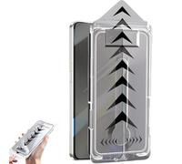 Jeeeun Evo Tech 3 in 1 Schutzfolie for iPhone 17/16/15/14/13/12 Pro Max/Plus, Tempered Glass, Auto-Alignment, Privacy, 9H, HD Touch (HD,14)