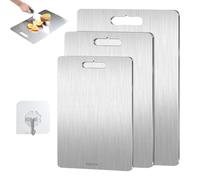Jeeeun Evolo Titanium Cutting Board, Titan Carve, 13.4 * 9in, Plateado