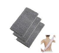 Jeeeun Exfoliating Shower Towel, Long Double-Sided Bath Exfoliating Towel for Men & Women, Daily Body Cleansing Towels for Shower (Black)