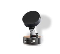 Jeeeun Fleximag Phone Stand, Fleximag Magnetic Suction Phone Mount, 2025 New Suction Phone Mount, Foldable Portable Vacuum Magnetic Cell Phone Holder (Black)