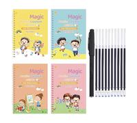 Jeeeun Fullofcarts Writing Books, Magic Practice Copybook, Reusable Writing Practice Book (Type A)