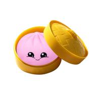 Jeeeun Glitter Dumpling Squishy - Stretchy Soft | 10 Color Options | Palm-Sized 3.5" | Non-Sticky TPE Material | Focus Aid for Work & Study | Gift for Teens Adults (Set C)