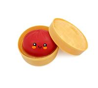 Jeeeun Glitter Dumpling Squishy - Stretchy Soft | 10 Color Options | Palm-Sized 3.5" | Non-Sticky TPE Material | Focus Aid for Work & Study | Gift for Teens Adults (Set J)