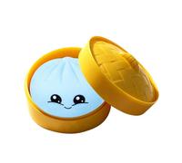 Jeeeun Glitter Dumpling Squishy - Stretchy Soft | 10 Color Options | Palm-Sized 3.5" | Non-Sticky TPE Material | Focus Aid for Work & Study | Gift for Teens Adults (Set B)