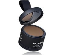 Jeeeun Hairline Powder for Women Root Touch Up - Temporary Gray Coverage Shading Powder with Puff Applicator (01 Dark Brown)